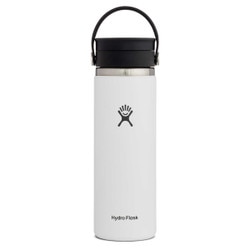 Hydro Flask Wide Mouth Bottle with Flex Sip Lid 20oz in White